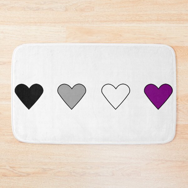 Item preview, Asexual / Demisexual Pride Hearts designed and sold by EBParsley.