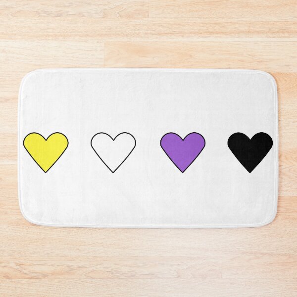 Item preview, Nonbinary Pride Hearts designed and sold by EBParsley.