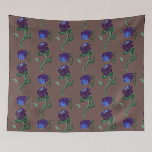 Item preview, Flowers on Brown Background by ElitebyElise designed and sold by ElitebyElise.