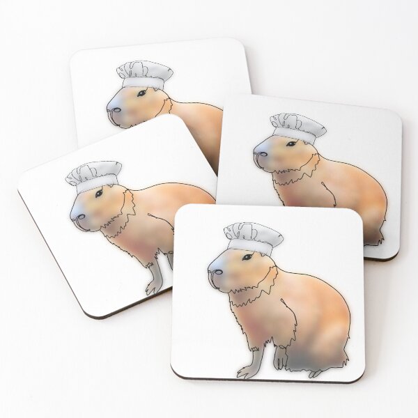 Item preview, Capybara in a Chef Hat – animalzinhats designed and sold by Ashley’sAnimalz.