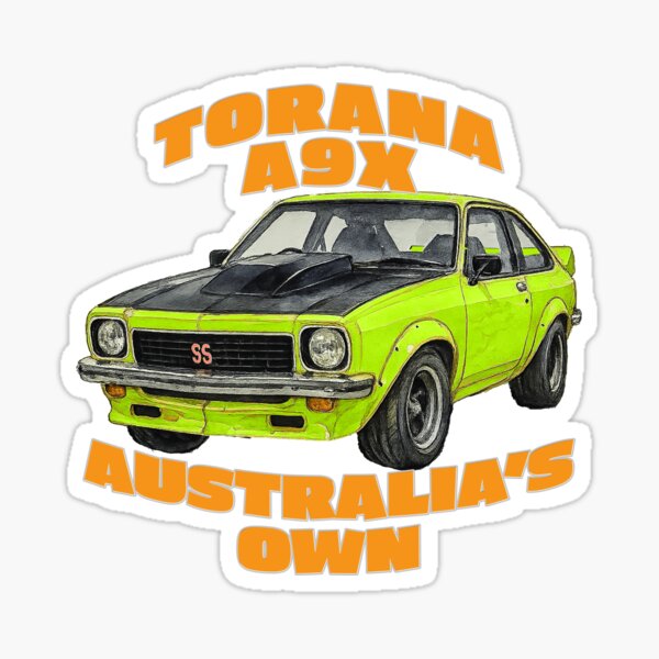 Item preview, Holden Torana A9X Watercolour Lime Green Australia’s Own designed and sold by Michael van der Hoorn.