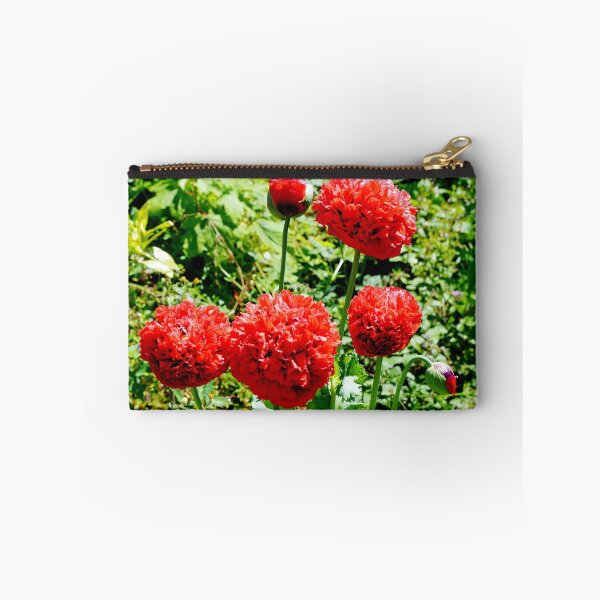 Item preview, French Flounce red poppies designed and sold by Frank  Irwin.