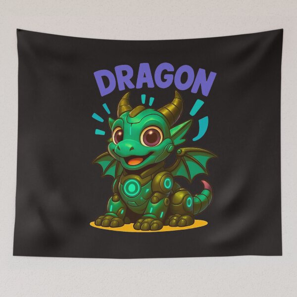 Item preview, Adorable Cyber Dragon designed and sold by Thaivi Design.