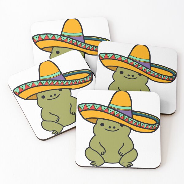 Item preview, Sombrero Frog Illustration designed and sold by CmpsDesigns .