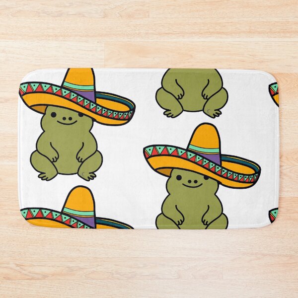 Item preview, Sombrero Frog Illustration designed and sold by CmpsDesigns .