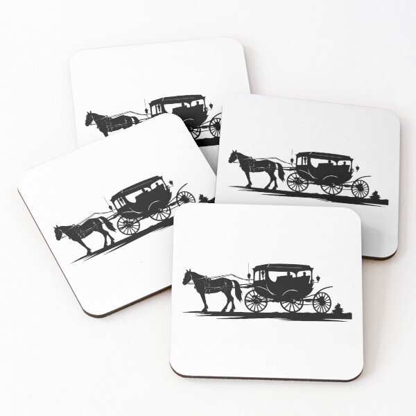 Item preview, Stagecoach Horse-Drawn Carriage Vintage Vehicle Wagon designed and sold by inkoutninja.