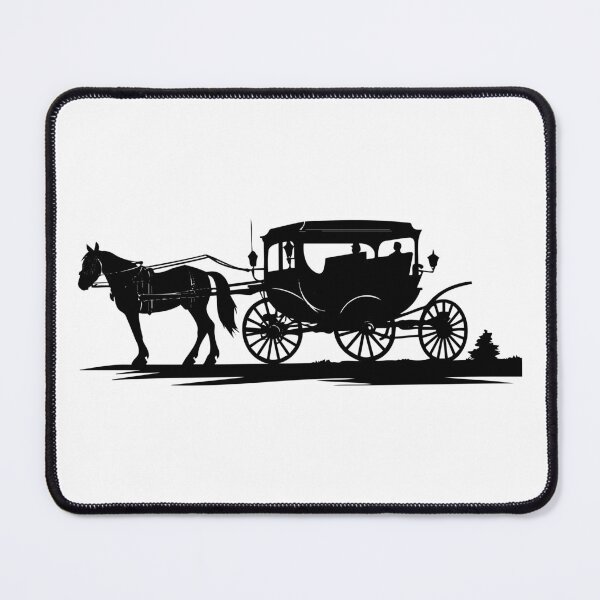 Item preview, Stagecoach Horse-Drawn Carriage Vintage Vehicle Wagon designed and sold by inkoutninja.