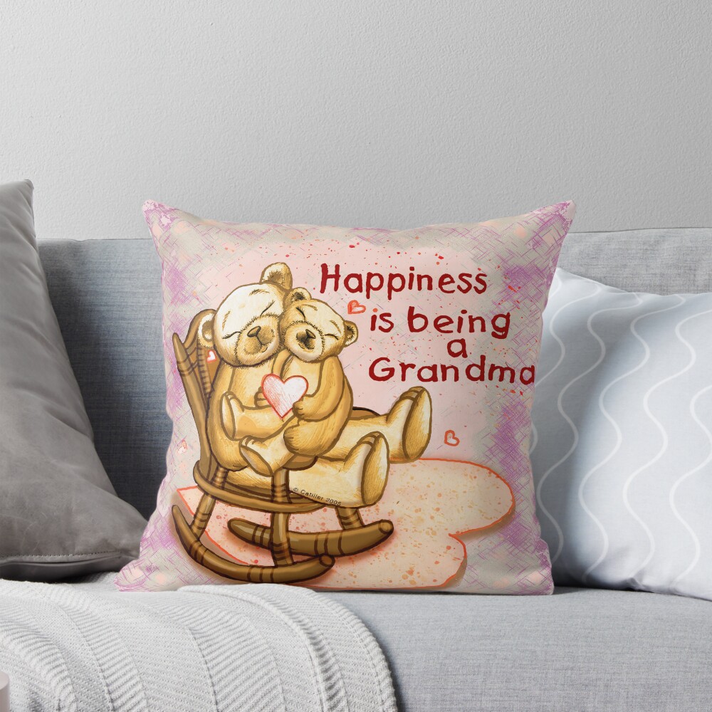 Happiness Grandma pillow