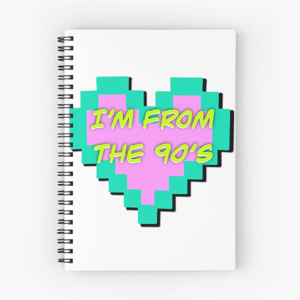 Item preview, “I’m From the 90’s” Pixel Heart Design designed and sold by CmpsDesigns .