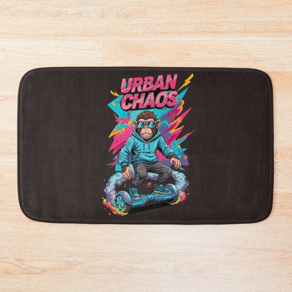 Item preview, Urban Chaos Hoverboard Monkey designed and sold by Thaivi Design.