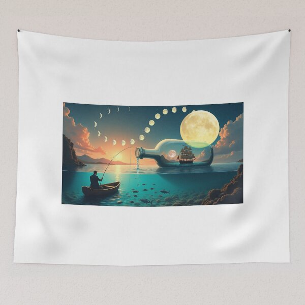 Item preview, Lunar Dreamscape designed and sold by GrassoGraphics.