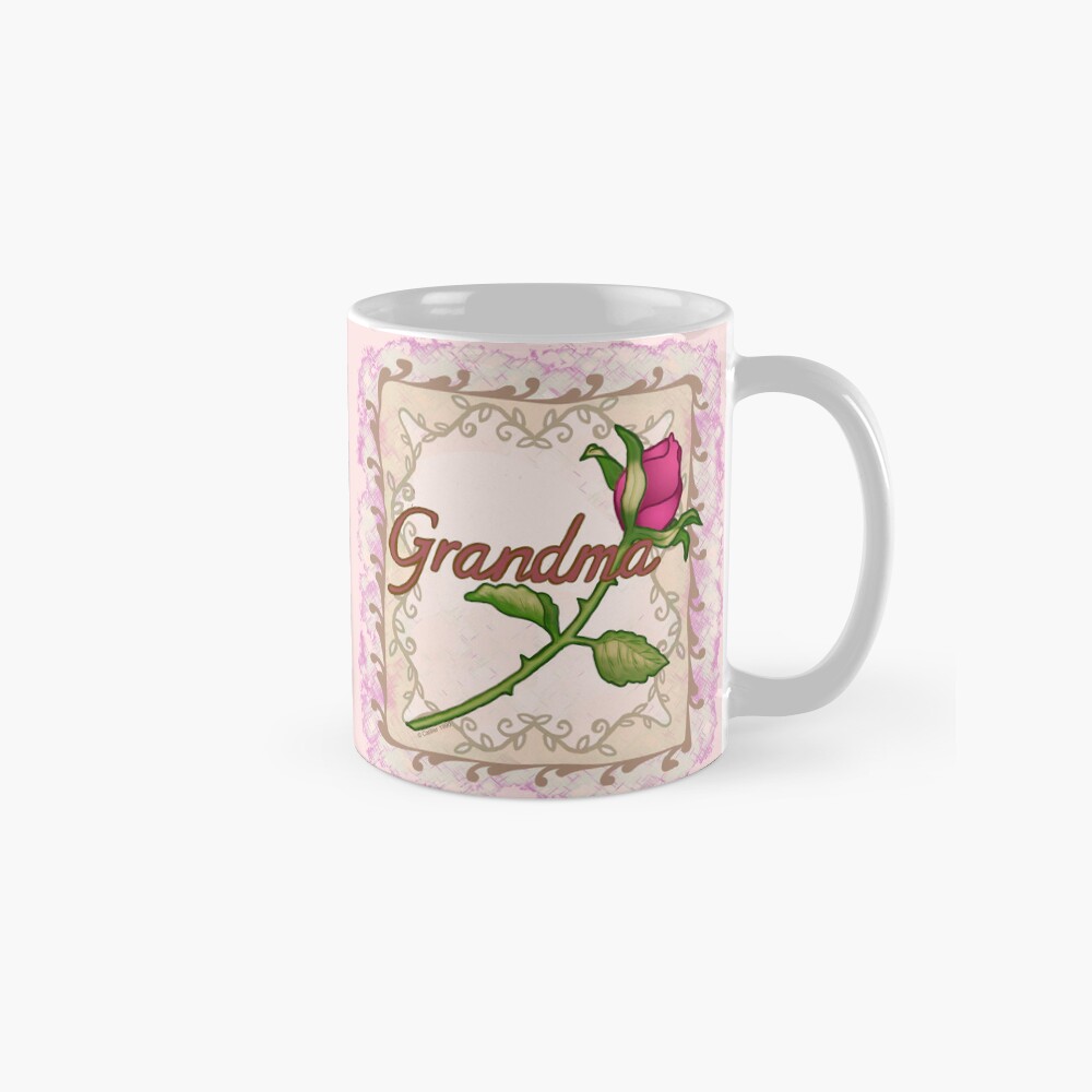 Rosebud Grandma Mug