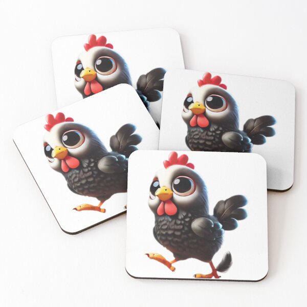 Item preview, Adorable Black Cochin Chicken designed and sold by Sillytoe.