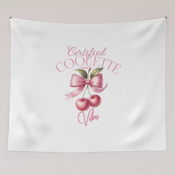 Item preview, Certified Coquette Vibes Pink Cherry Aesthetic designed and sold by TheStyleKit.