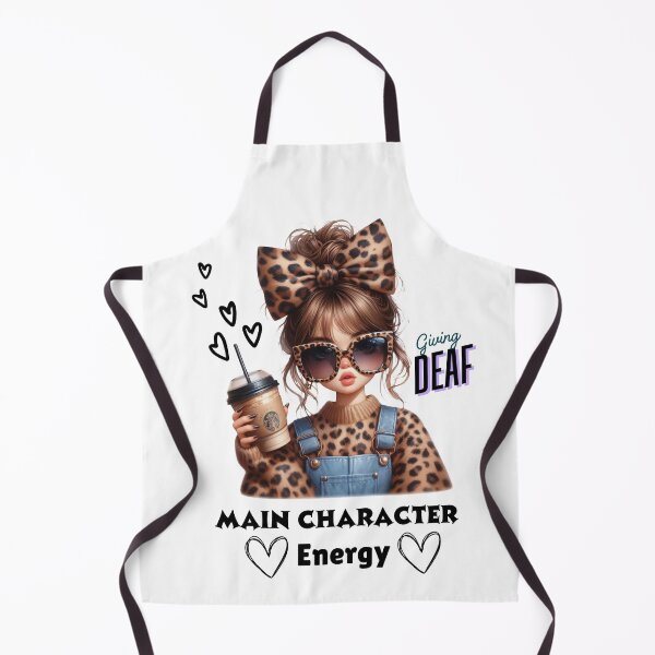 Item preview, Giving Deaf Main Character Energy – Cool Teen Girl Design designed and sold by Dance Vibes: Blingit Studios.