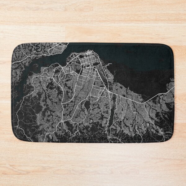 Item preview, Kinshasa City Map of DR Congo - Dark designed and sold by deMAP.