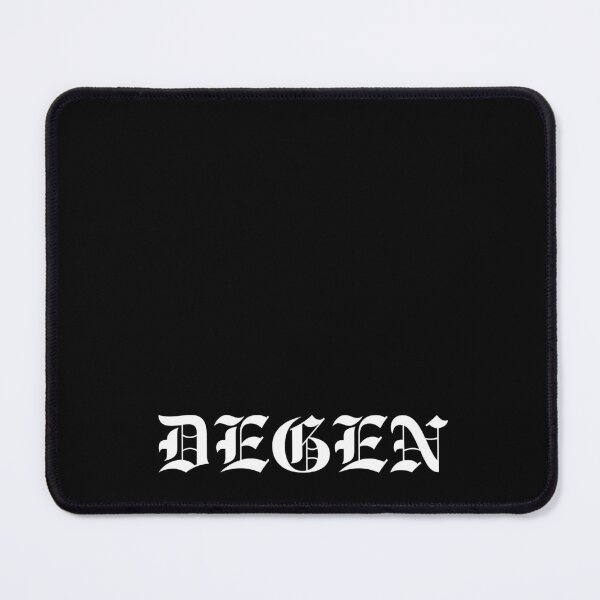 Item preview, DEGEN Old English Text White designed and sold by Ninjakandy.
