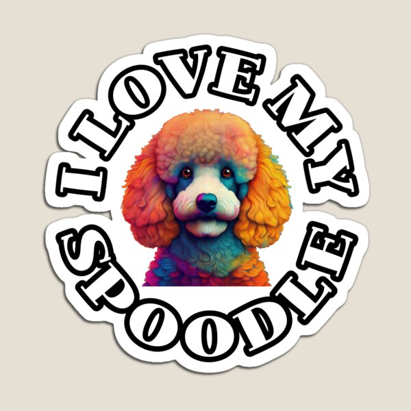 Item preview, Amo a mi perro Spoodle designed and sold by KCS-Designs.