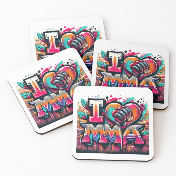 Item preview, I LOVE MMA: Warrior's Heart designed and sold by RoyalKnightMMA.