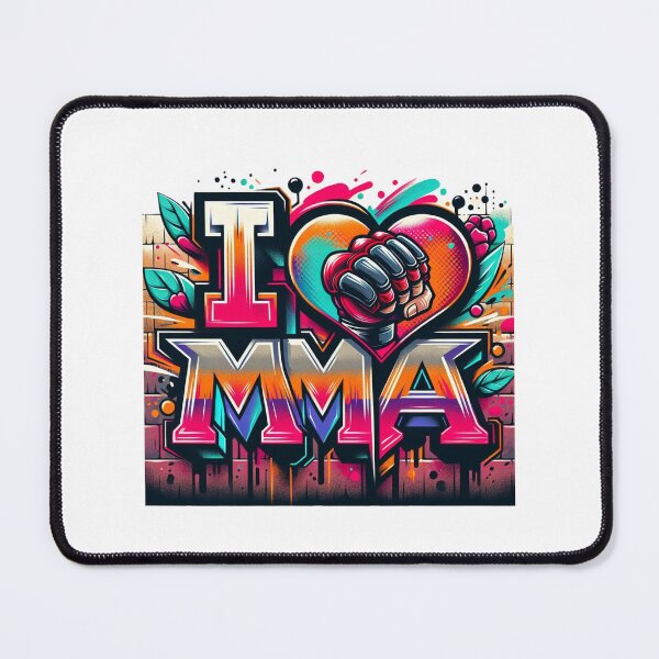 Item preview, I LOVE MMA: Warrior's Heart designed and sold by RoyalKnightMMA.