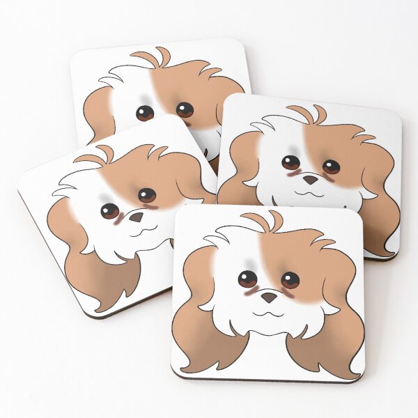 Item preview, Apricot Long Ear Maltipoo Right Eye Patch Tear Stains designed and sold by OliRoseArt.