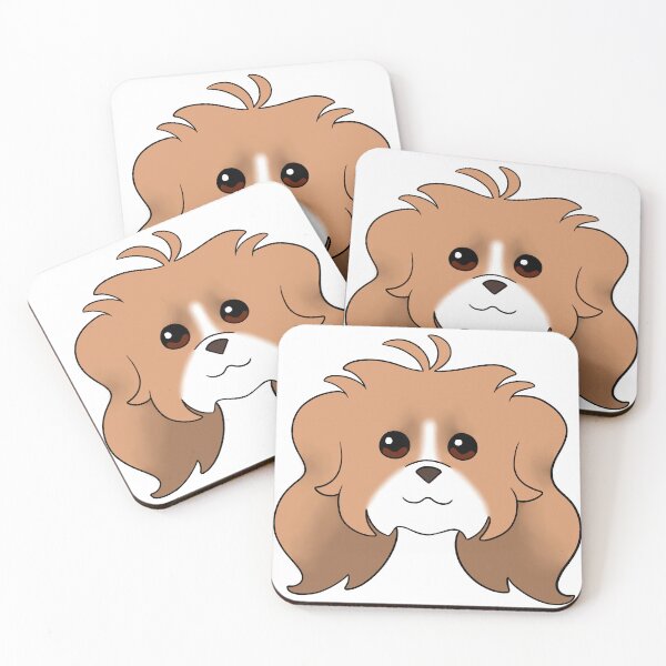 Item preview, Apricot Long Ear Maltipoo White Snout designed and sold by OliRoseArt.