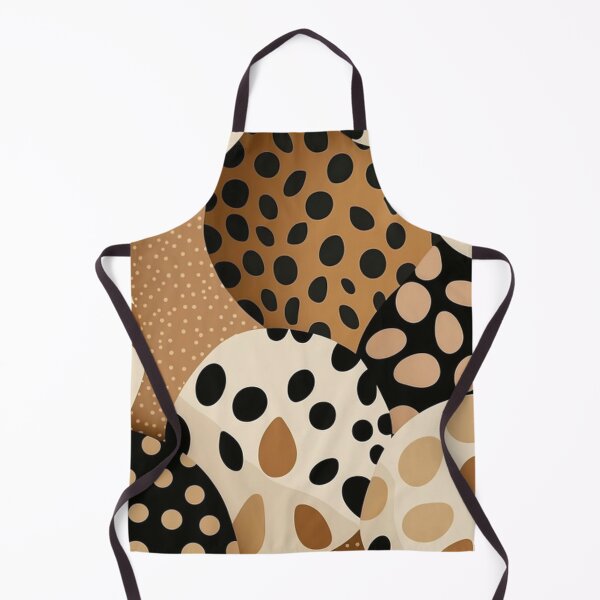 Item preview, Abstract Animal Print Polka Dot Pattern in Earth Tones designed and sold by PaintbrushPlace.