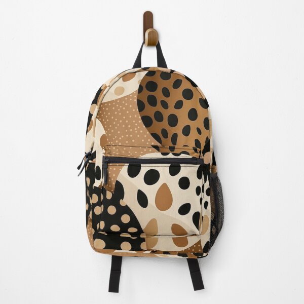 Item preview, Abstract Animal Print Polka Dot Pattern in Earth Tones designed and sold by PaintbrushPlace.