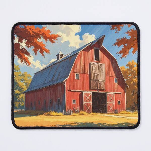 Item preview, Big Red Barn I designed and sold by MerchHaute.