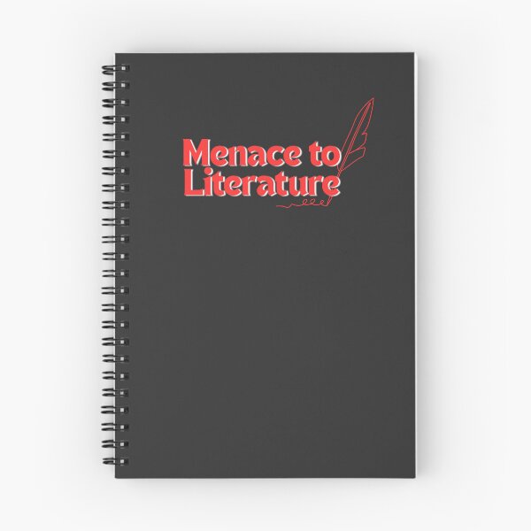 Item preview, Menace to Literature (Dark Mode) designed and sold by nocaponthisship.