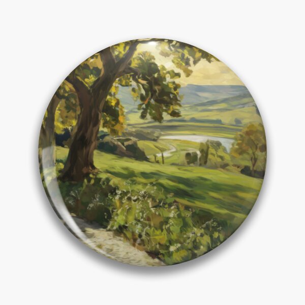 Item preview, Sunlit Vineyard Hills . European Landscape. Art By Carraann  designed and sold by CARRAANN.