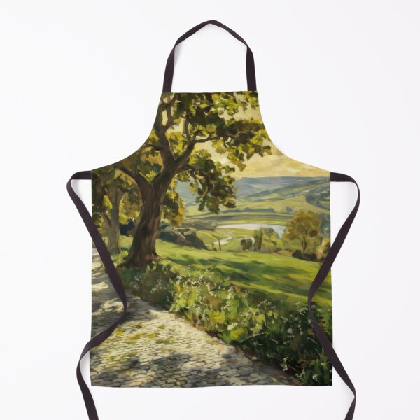 Item preview, Sunlit Vineyard Hills . European Landscape. Art By Carraann designed and sold by CARRAANN.