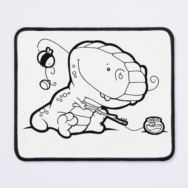 Item preview, Dino Gone Fishin' designed and sold by BMBLB-illos.