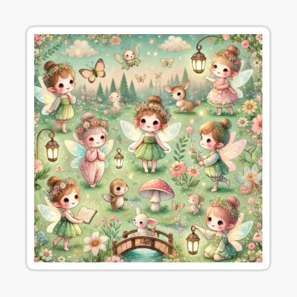 Item preview, Meadowlight Fairies designed and sold by Oonward2021.