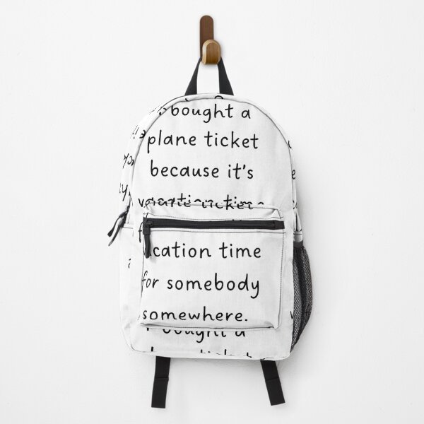 Artikelvorschau, ICH HABE EIN FLUGTICKET GEKAUFT, WEIL FÜR JEMAND IRGENDWO URLAUB IST – Travel Lover Design entworfen und verkauft von RM-Journey.