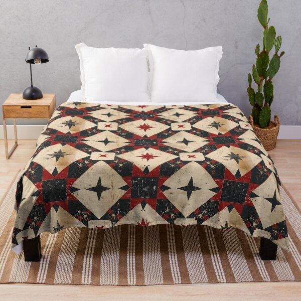 Item preview, Vintage Americana Star Quilt Pattern – Rustic Patriotic Charm designed and sold by Verbul.