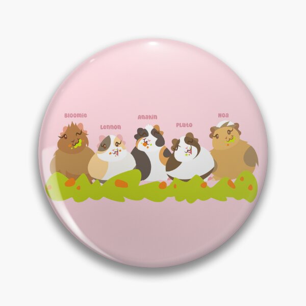 Item preview, Bloomie, Lennon, Anakin, Pluto, and Noa the Piggies  designed and sold by Kyna Arts.
