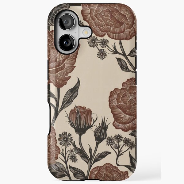 Vintage Noir Floral Elegance