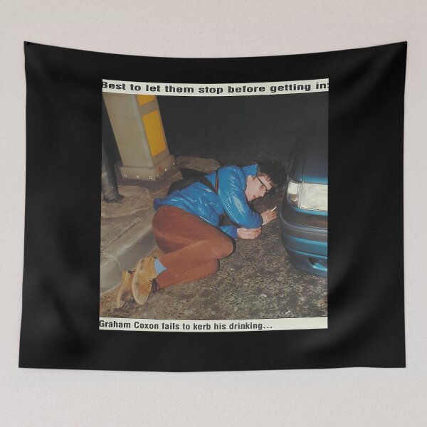 Item preview, Dangerous Driving! Graham Coxon Fails To Kerb His Drinking 1995 Meme designed and sold by Picolo25.