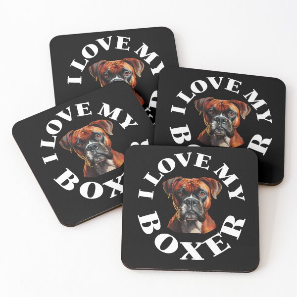 Item preview, I love my Boxer designed and sold by KCS-Designs.