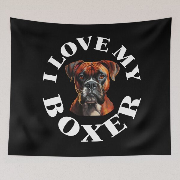Item preview, I love my Boxer designed and sold by KCS-Designs.