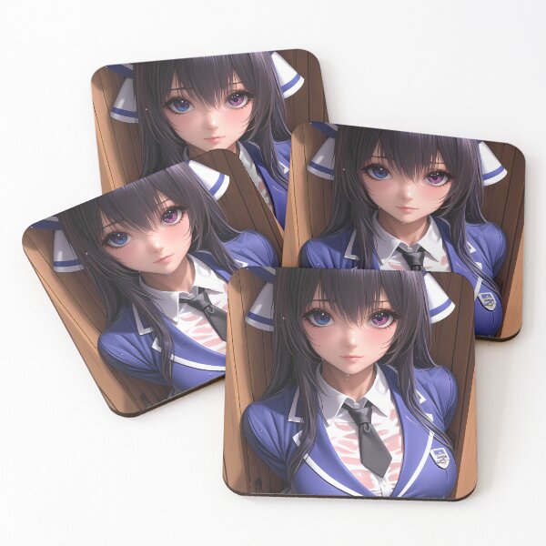 Item preview, Tohka Yatogami Date A Live Stylish Uniform Ribbon Gaze Anime Girl Look designed and sold by mildaclairmo.