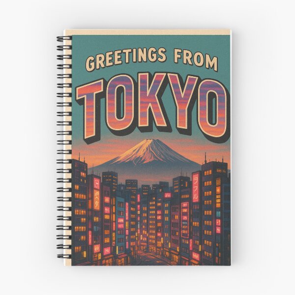Item preview, Tokyo Night Scene with Mount Fuji and Neon Lights designed and sold by Places On Earth.