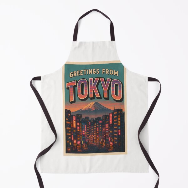 Item preview, Tokyo Night Scene with Mount Fuji and Neon Lights designed and sold by Places On Earth.
