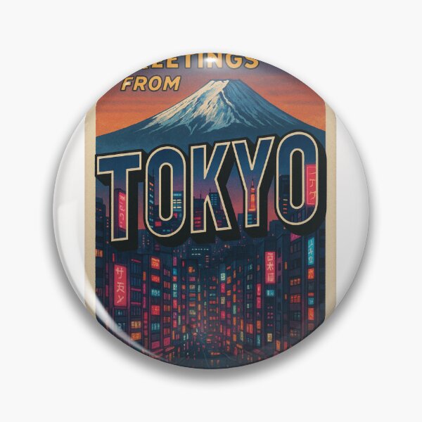Item preview, Tokyo Evening Lights and Mount Fuji Skyline designed and sold by Places On Earth.