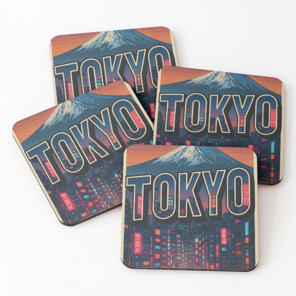 Item preview, Tokyo Evening Lights and Mount Fuji Skyline designed and sold by Places On Earth.