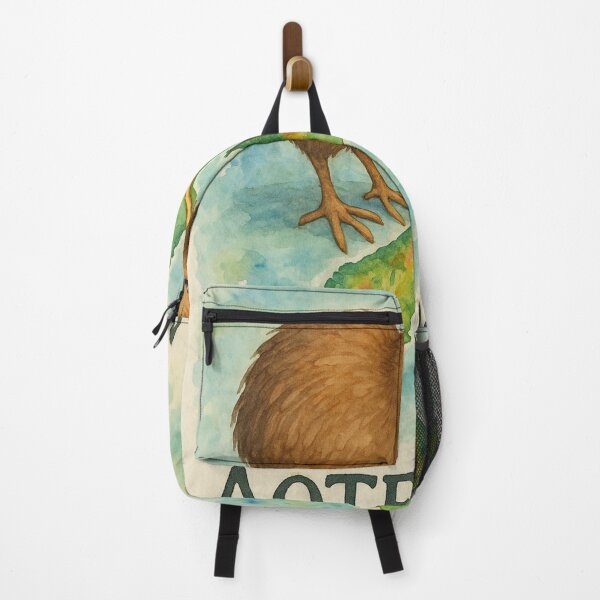 Item preview, Kiwi Bird on New Zealand Aotearoa Map designed and sold by Places On Earth.