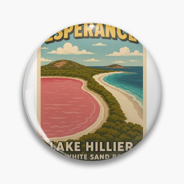 Item preview, Esperance Lake Hillier and White Sand Beach WA designed and sold by Places On Earth.
