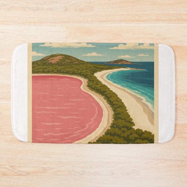 Item preview, Esperance Lake Hillier and White Sand Beach WA designed and sold by Places On Earth.
