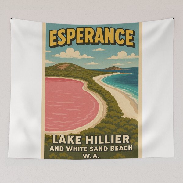 Item preview, Esperance Lake Hillier and White Sand Beach WA designed and sold by Places On Earth.